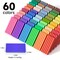 Polymer Clay, 60 Colors Oven Bake Modeling Clay, Creative Clay Kit with 19 Clay Tools and 16 Kinds of Accessories, Non-Toxic, Non-Sticky, Ideal DIY Art Craft Clay Gift for Kids Adults